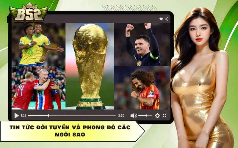 Tin tức đội tuyển và phong độ các ngôi sao